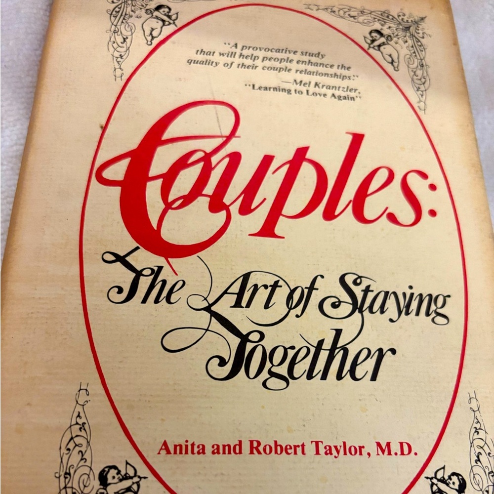 Couples: The Art of Staying Together Book /VTG rare hardcover